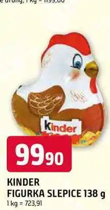 Trefa KINDER FIGURKA SLEPICE nabídka
