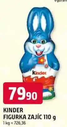 Trefa KINDER FIGURKA ZAJÍC nabídka