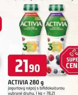 Trefa ACTIVIA 280 g jogurtový nápoj nabídka