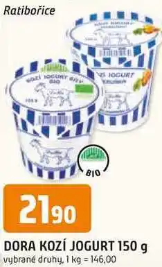 Trefa BIO DORA KOZÍ JOGURT nabídka