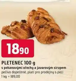 Trefa PLETENEC 100 g s pekanovými ořechy a javorovým sirupem nabídka