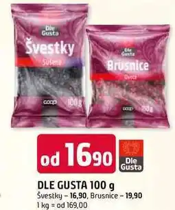 Trefa DLE GUSTA 100 g Švestky nabídka