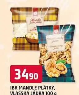 Trefa IBK MANDLE PLÁTKY, VLAŠSKÁ JÁDRA nabídka