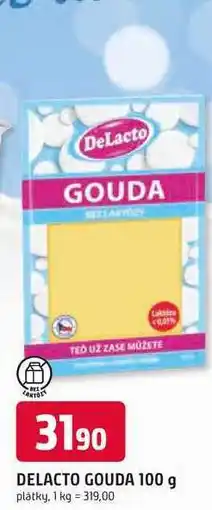 Trefa DELACTO GOUDA 100 g plátky nabídka