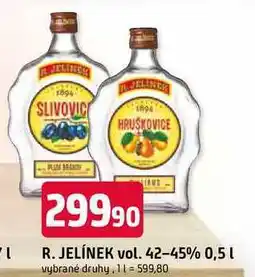 Trefa R. JELÍNEK Slivovice budík nabídka