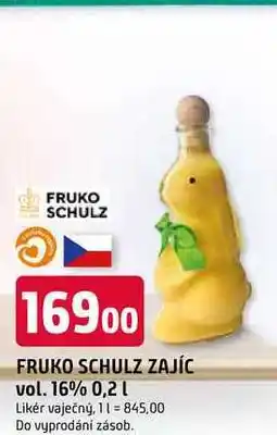 Trefa FRUKO SCHULZ ZAJÍC vol. 16% 0,2l Likér vaječný nabídka