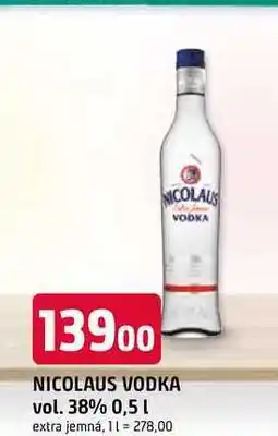 Trefa Nicolaus Extra jemná vodka nabídka