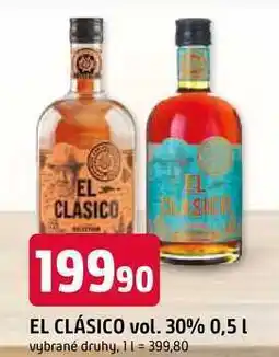 Trefa EL CLÁSICO vol. 30% 0,5 l vybrané druhy nabídka