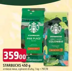 Trefa STARBUCKS 450 g zrnková káva nabídka