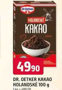 Trefa DR. OETKER KAKAO HOLANDSKÉ nabídka