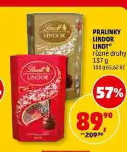 Penny Market PRALINKY LINDOR LINDT nabídka