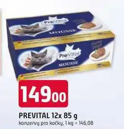 Trefa PREVITAL 12x 85 g konzervy pro kočky nabídka