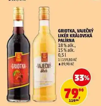 Penny Market VAJEČNÝ LIKÉR KRÁLOVSKÁ PALÍRNA nabídka
