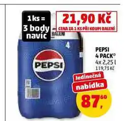 Penny Market PEPSI 4 PACK nabídka