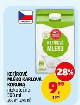 Penny Market KEFÍROVÉ MLÉKO KARLOVA KORUNA nabídka