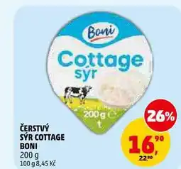 Penny Market ČERSTVÝ SÝR COTTAGE BONI nabídka
