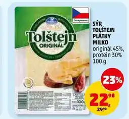 Penny Market SÝR TOLŠTEJN PLÁTKY MILKO nabídka