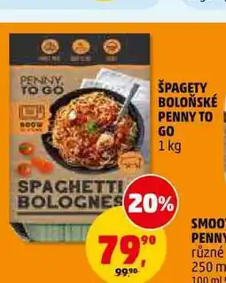 Penny Market ŠPAGETY BOLOŇSKÉ PENNY TO GO nabídka