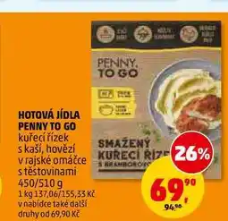 Penny Market HOTOVÁ JÍDLA PENNY TO GO, 450/510 g nabídka