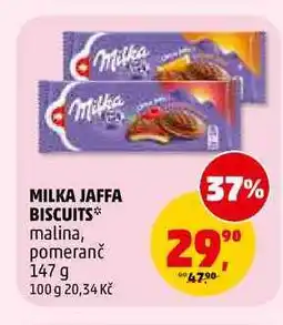 Penny Market MILKA JAFFA BISCUITS nabídka
