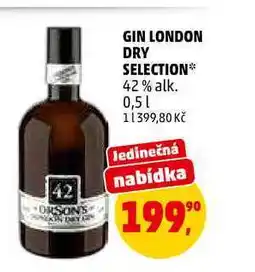 Penny Market GIN LONDON DRY SELECTION nabídka