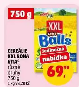 Penny Market CEREÁLIE XXL BONA VITA nabídka