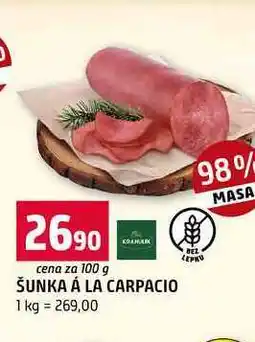 Terno ŠUNKA Á LA CARPACIO nabídka