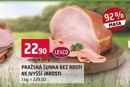 Terno PRAŽSKÁ ŠUNKA BEZ KOSTI NEJVYŠŠÍ JAKOSTI nabídka
