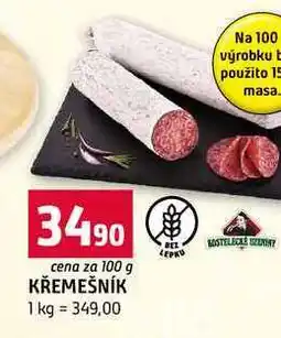 Terno KŘEMEŠNÍK nabídka