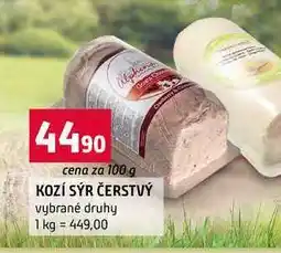 Terno KOZÍ SÝR ČERSTVÝ vybrané druhy nabídka