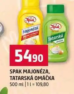 Terno SPAK MAJONÉZA, TATARSKÁ OMÁČKA nabídka