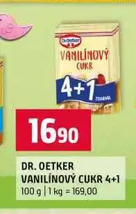 Terno DR. OETKER VANILÍNOVÝ CUKR 4+1 100 g nabídka