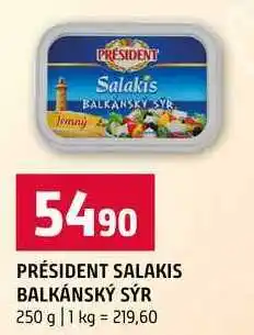 Terno PRÉSIDENT SALAKIS BALKÁNSKÝ SÝR nabídka
