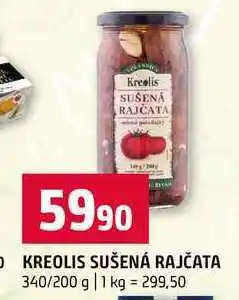 Terno KREOLIS SUŠENÁ RAJČATA 340/200 g nabídka