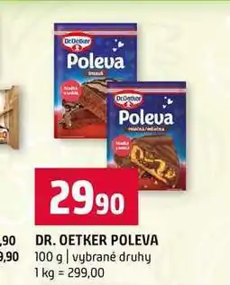 Terno DR. OETKER POLEVA 100 g vybrané druhy nabídka