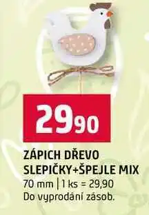 Terno ZÁPICH DŘEVO SLEPIČKY+ŠPEJLE MIX 70 mm nabídka