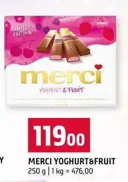 Terno MERCI YOGHURT&FRUIT nabídka