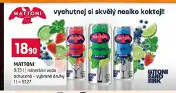 Terno MATTONI minerální voda ochucená vybrané druhy nabídka