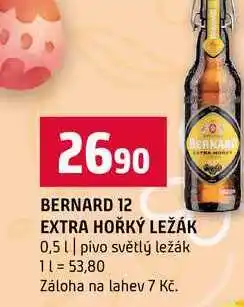Terno BERNARD 12 EXTRA HOŘKÝ LEŽÁK 0,5l pivo světlý ležák nabídka