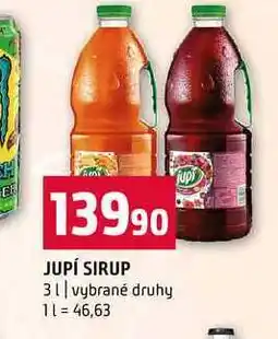 Terno JUPÍ SIRUP 3l vybrané druhy nabídka