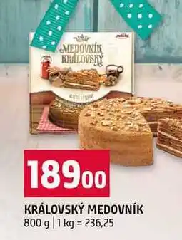 Terno KRÁLOVSKÝ MEDOVNÍK nabídka