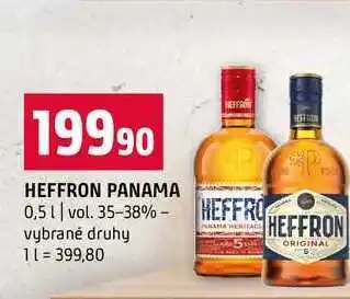 Terno HEFFRON PANAMA 0,5l vol. 35-38% vybrané druhy nabídka