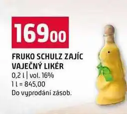 Terno FRUKO SCHULZ ZAJÍC VAJEČNÝ LIKÉR 0,2l vol. 16% nabídka
