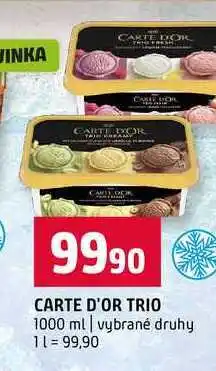 Terno CARTE D'OR TRIO 1000 ml vybrané druhy nabídka