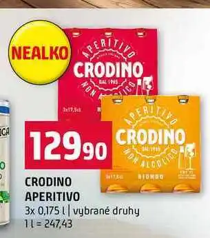 Terno CRODINO APERITIVO 3x 0,175l vybrané druhy nabídka