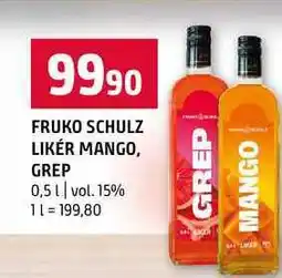 Terno FRUKO SCHULZ LIKÉR MANGO, GREP 0,5l vol. 15% nabídka