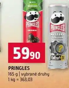 Terno PRINGLES 165 g vybrané druhy nabídka