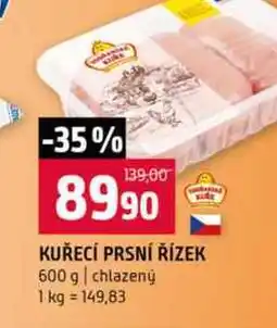 Terno KUŘECÍ PRSNÍ ŘÍZEK 600 g chlazený nabídka
