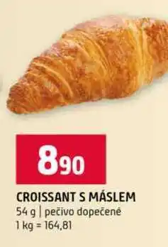 Terno CROISSANT S MÁSLEM 54 g pečivo dopečené nabídka