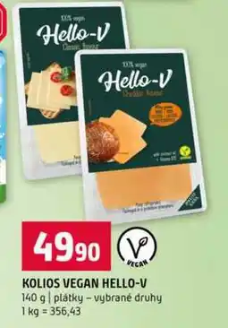 Terno KOLIOS VEGAN HELLO-V 140 g plátky vybrané druhy nabídka